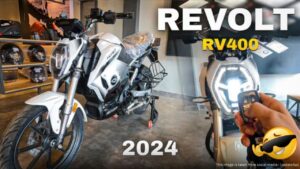 Fast-Charging Battery चाहिए तो आज ही ख़रीदे, Revolt Rv400 इलेक्ट्रिक गाड़ी देखे क्या है खाश फीचर्स
